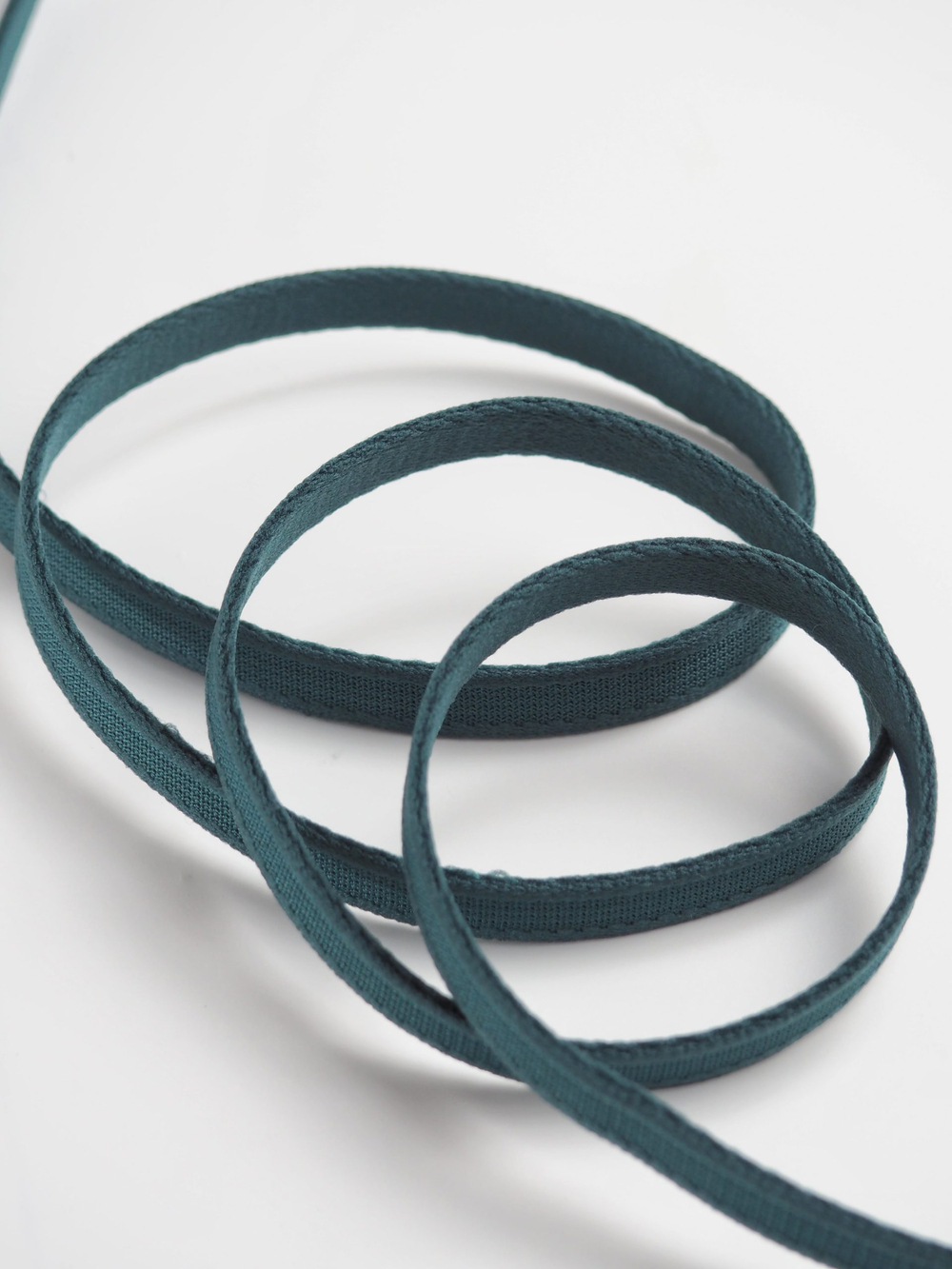 Туннельная лента темно-зеленая бесшовная малоэластичная ширина 10 мм