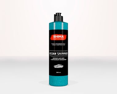 SHIMA DETAILER OCEAN SHIMMER Шиммер для шин с бирюзовым мерцанием, 500мл