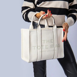 СУМКА MARC JACOBS THE LEATHER MEDIUM TOTE BAG COTTON