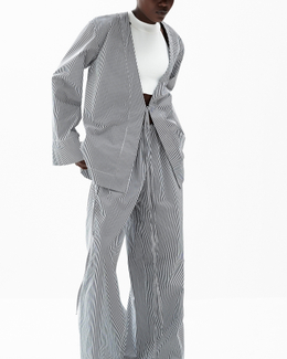 №038 Пижама городская (синяя полоска)