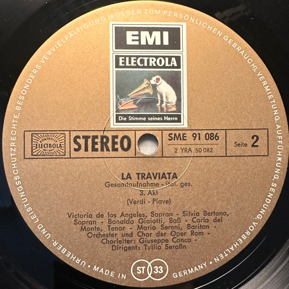 Верди - Травиата 2LP (Германия)