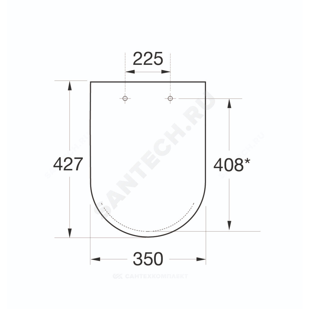 Сиденье для унитаза supralit микролифт белое The Gap Roca A80173200B