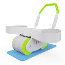 Тренажёр для пресса AB Roller SND-G зеленый с ковриком 34 х 17 x 0.6 cм
