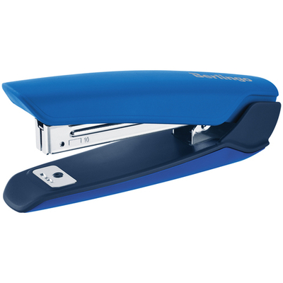 Степлер №10 Berlingo "Hyper" до 20л, пластиковый корпус, синий