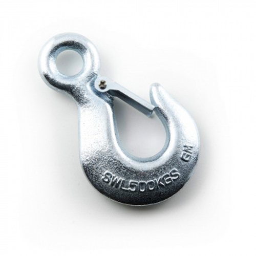 Крюк такелажный с фиксатором DIN 689 на 250 кг