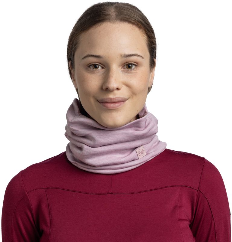 Бандана-труба Buff Merino Heavyweight Solid Lilac Sand Фото 2