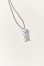 Подвеска Елочка на шнурке, стекло