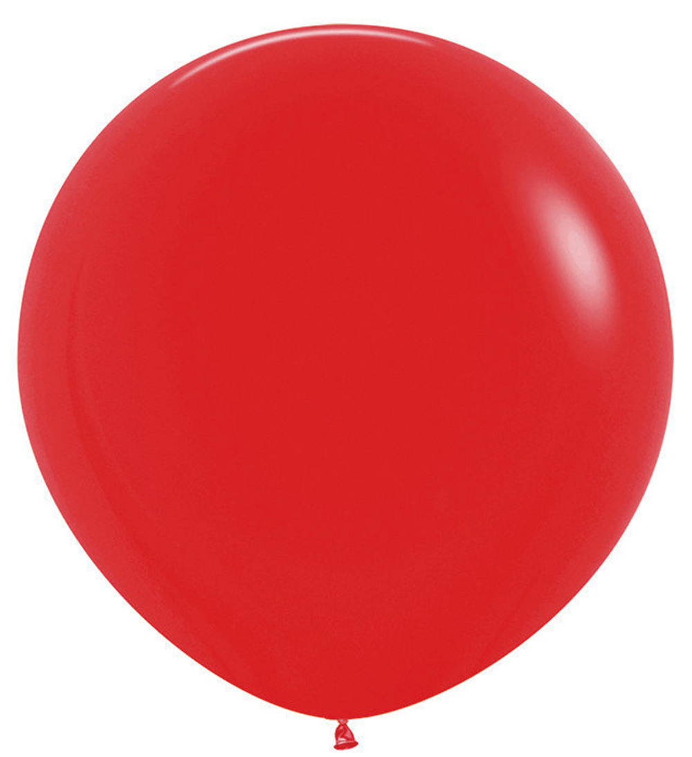 Шар (30''/76 см) Красный (015), пастель