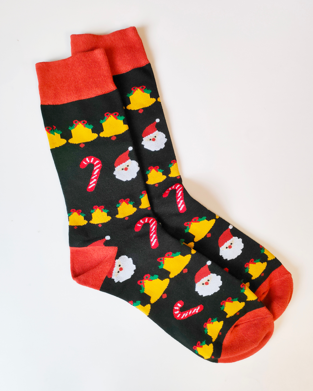 Носки НГ р.40-45 "Happy NY" Колокольчики