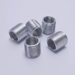 Гайка втулка резьбовая переходник м8 на м10, гайка с внутренней резьбой м8 и наружной м10, высота 10 мм, 5 шт.