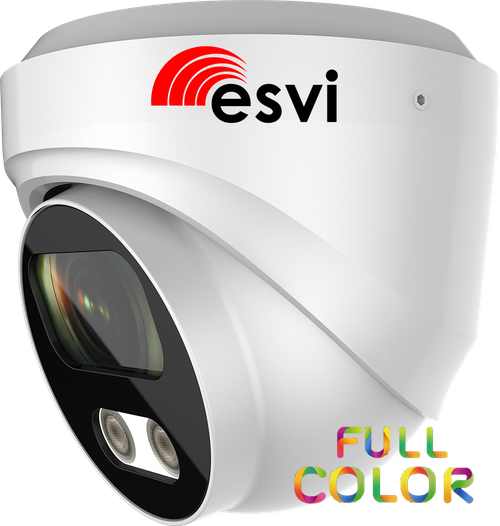 EVL-DS-H23F купольная уличная 4 в 1 FULL COLOR видеокамера, 1080p, f=2.8мм