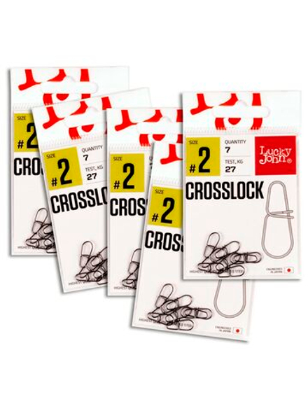 Застежки LJ Pro Series CROSSLOCK 002 5х7шт. набор