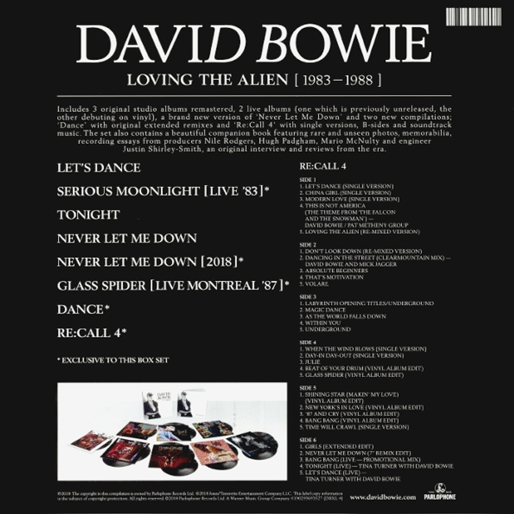 David Bowie / Loving The Alien (1983-1988)(15LP)