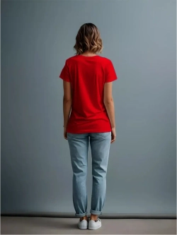 Футболка однотонная базовая хлопок унисекс Баракаттекс