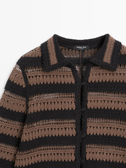 Massimo Dutti Короткая куртка, коричневый