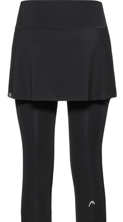Теннисная юбка Head Club 3/4 Tights Skort - черный