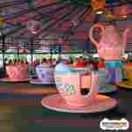 Аттракцион чашки «Карусель желаний» 10 чашек, 20 мест, 12×12×3,3 м