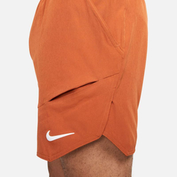 Мужские теннисные шорты Nike Dri-Fit Advantage Short 7in - dark russet/white