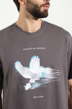 Фуфайка (футболка) мужская Герой-4 Виотекс ГРАФИТОВЫЙ