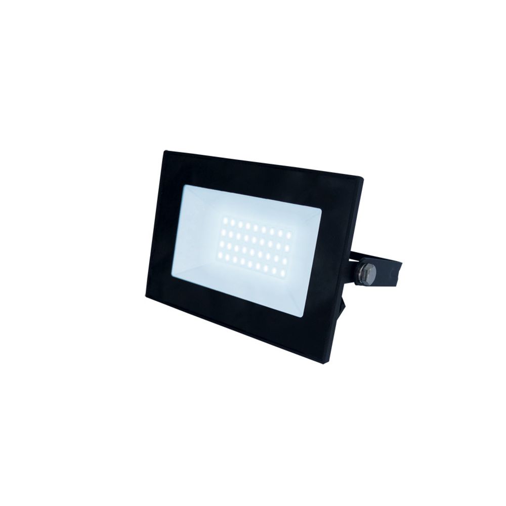 ULF-F21-30W/6500K IP65 200-250В BLACK Прожектор светодиодный. Дневной свет (6500K). Корпус черный. TM Uniel