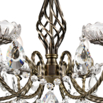 8190/8 CLASSI LN25 24 античная бронза, металл/хрусталь Люстра E14 8*40W 220V LINN