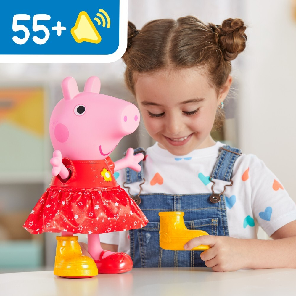 Hasbro Peppa Pig - Грязные лужи Кукла Пеппа Вечеринка с музыкой F8873