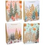 Пакет подарочный «Зимний Рассвет» 31*40*12 см, микс