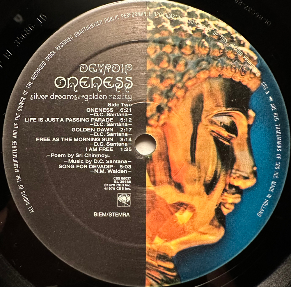 Devadip - Oneness Silver Dreams - Golden Reality (Голландия 1979г.)