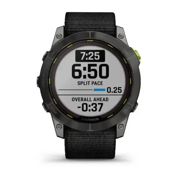 Garmin Enduro 2 угольно-серый DLC титановый с нейлоновым ремешком UltraFit