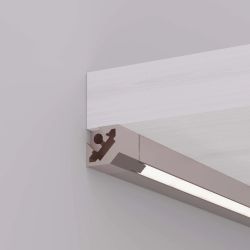 Профиль c экраном SL-KANT-H10-SQUARE-2000 CHAMPAGNE GOLD (Arlight, Алюминий+пластик) 055320