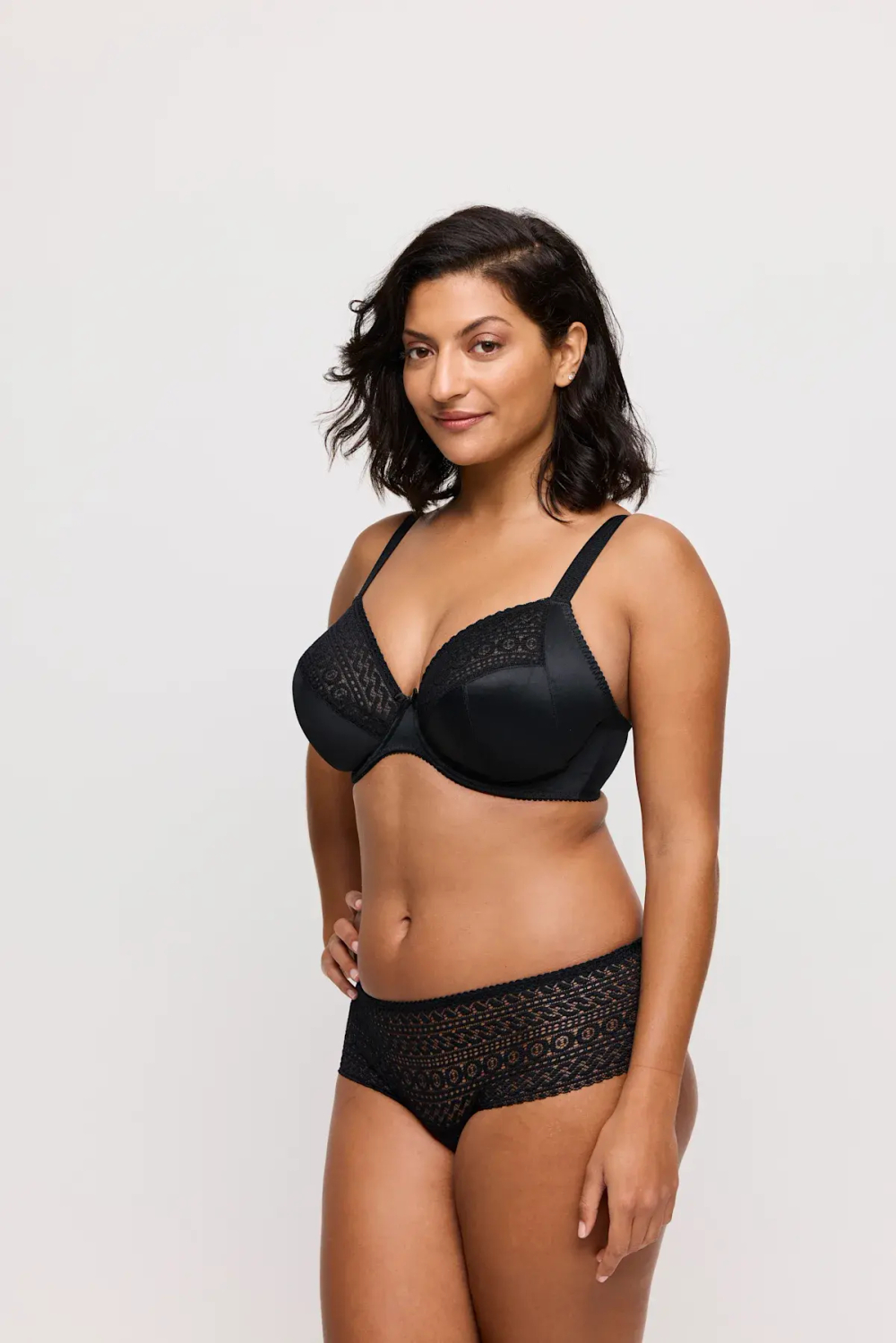 PRIMADONNA MONTARA Бюстгальтер с глубоким V-образным вырезом, черный