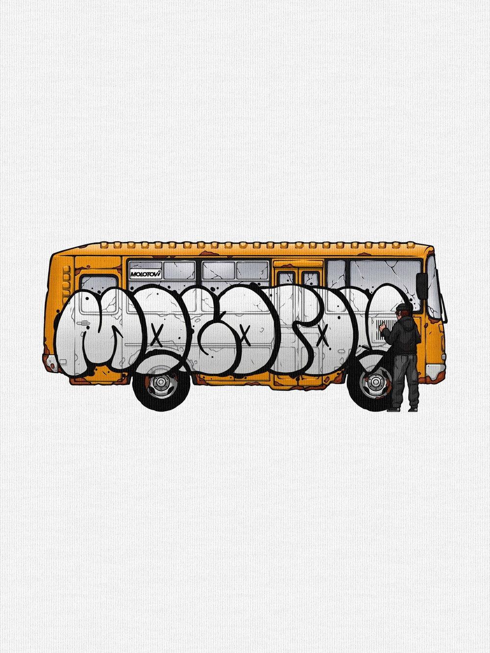Футболка MLTV Bus White