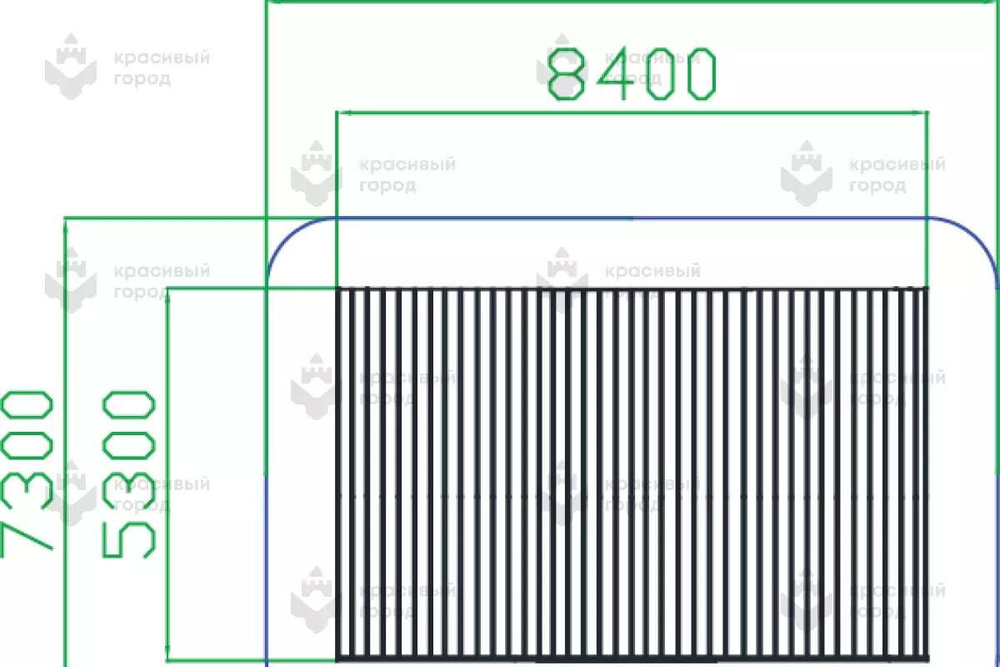 Теневой навес тип 6.2
