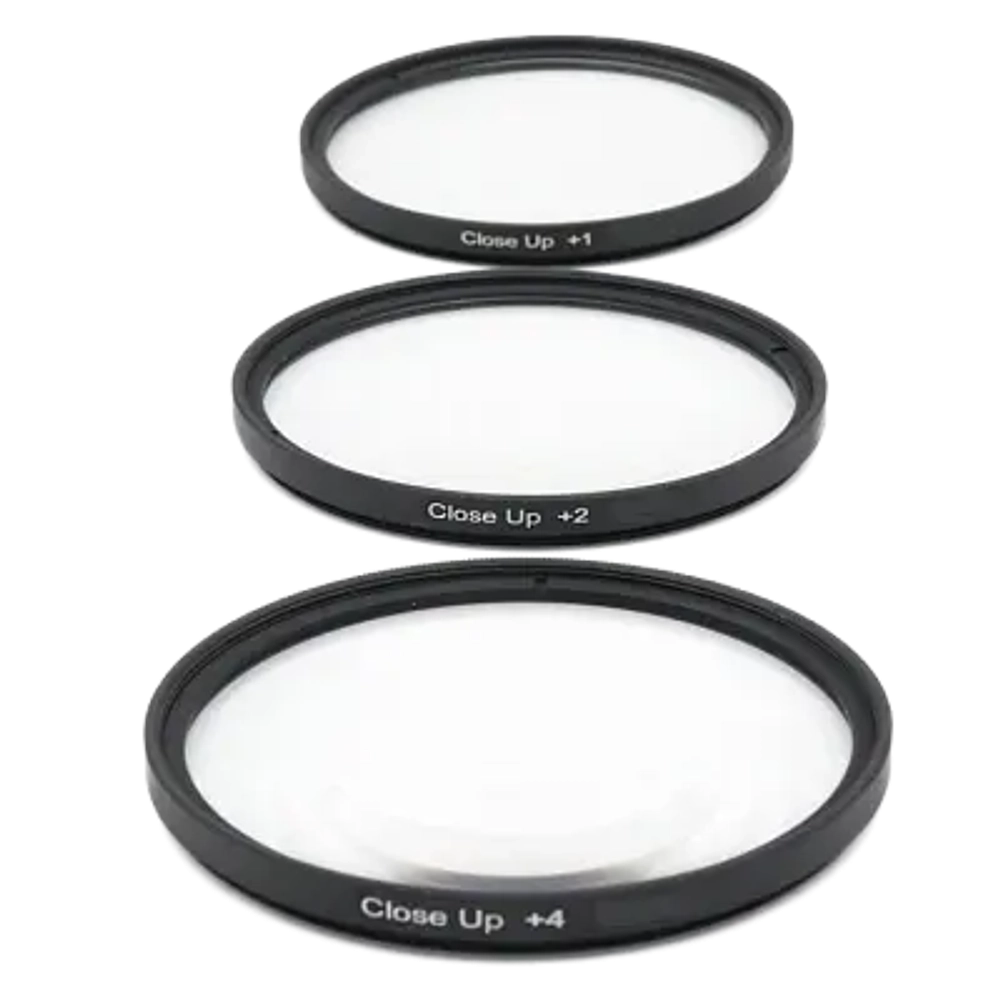 Комплект светофильтров Fujimi Close-Up Set (+1+2+4) 55mm, макролинза