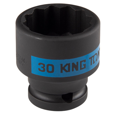 KING TONY (453030M) Головка торцевая ударная двенадцатигранная 1/2", 30 мм