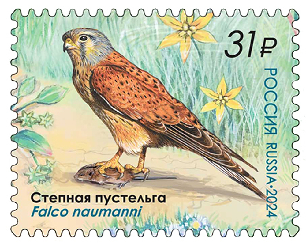 Марка номиналом 31 рубль. Биосферный заповедник «Аскания-Нова»