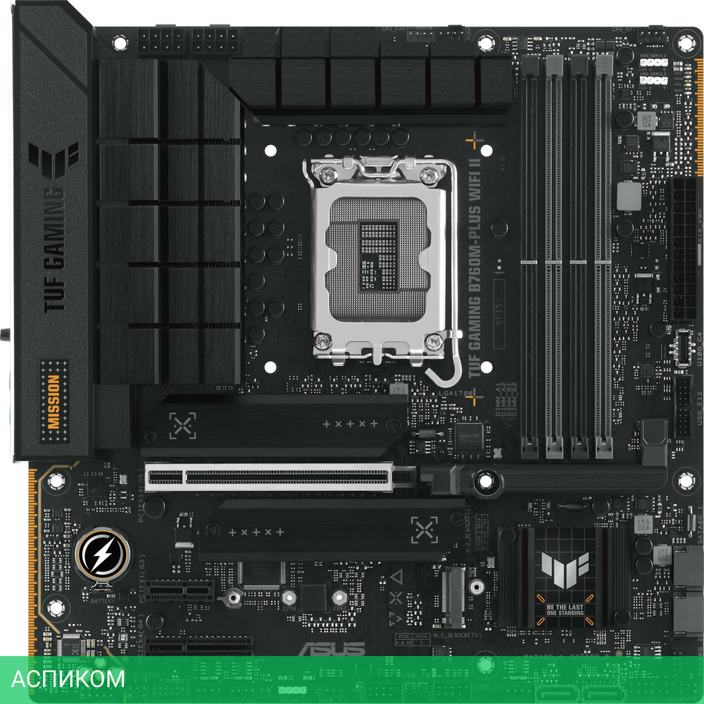 Материнская плата Asus TUF GAMING B760M-PLUS WIFI II (90MB1HE0-M0EAY0)