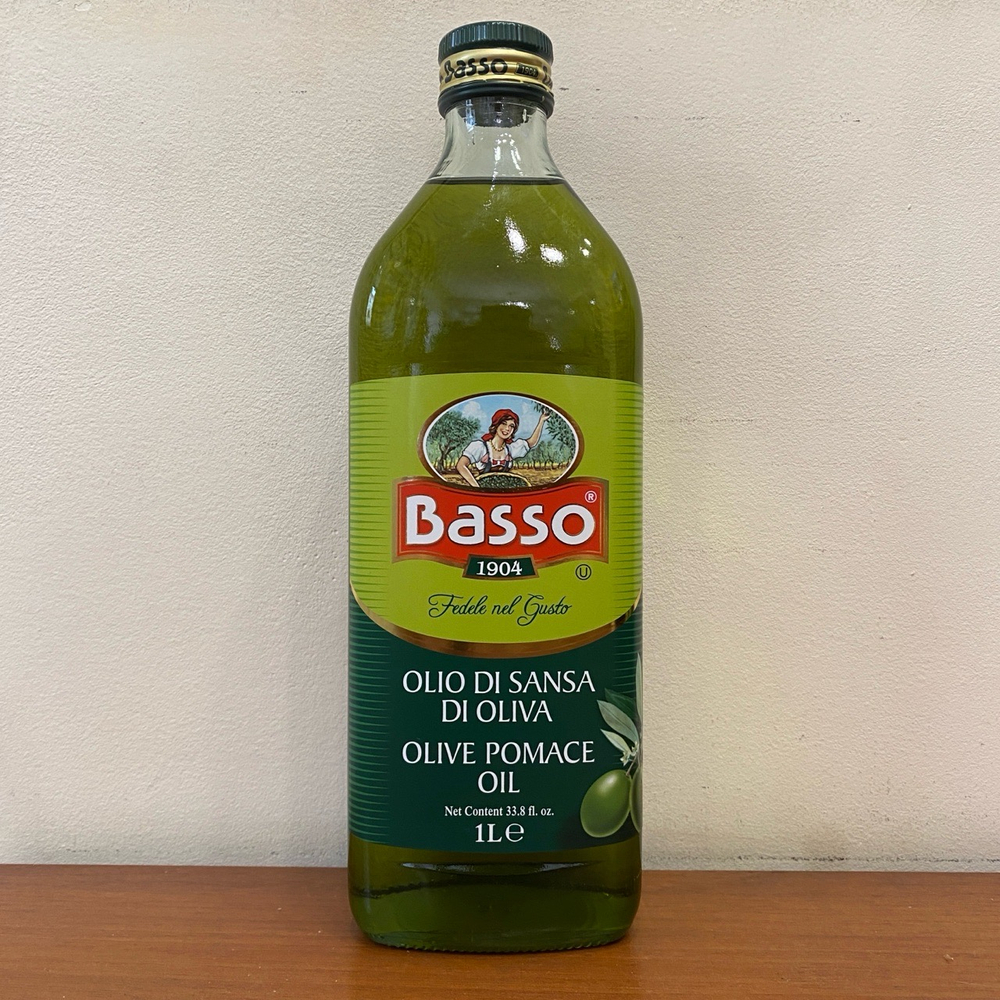 Оливковое масло BASSO Для жарки (Pomace) 1 л, Италия