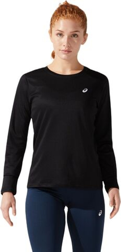 Женская теннисная футболка (dł. Рукава) Asics Core Long Sleeve Top - performance black