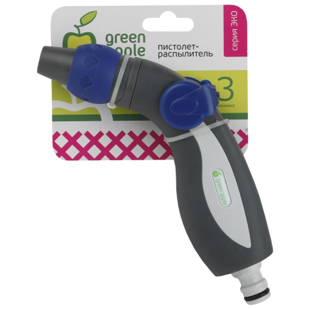 GAEP12-01 GREEN APPLE ЕСО Пистолет-распылитель, пластик, 3 режима