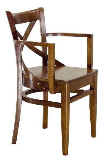 Кресло Соло (дуб/тон 344/жесткое сиденье)