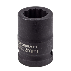 Головка ударная 22мм 3/4''12гр. FORCEKRAFT FK-46822