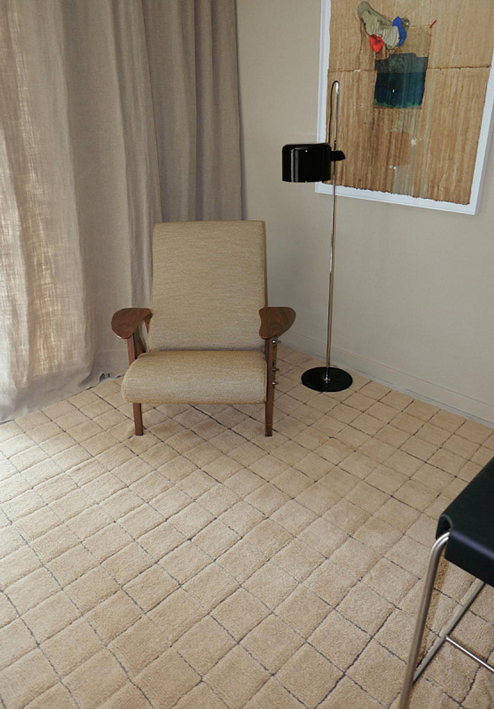 Ковер шерстяной Lorena Canals Мозайка Amber 80х230 см