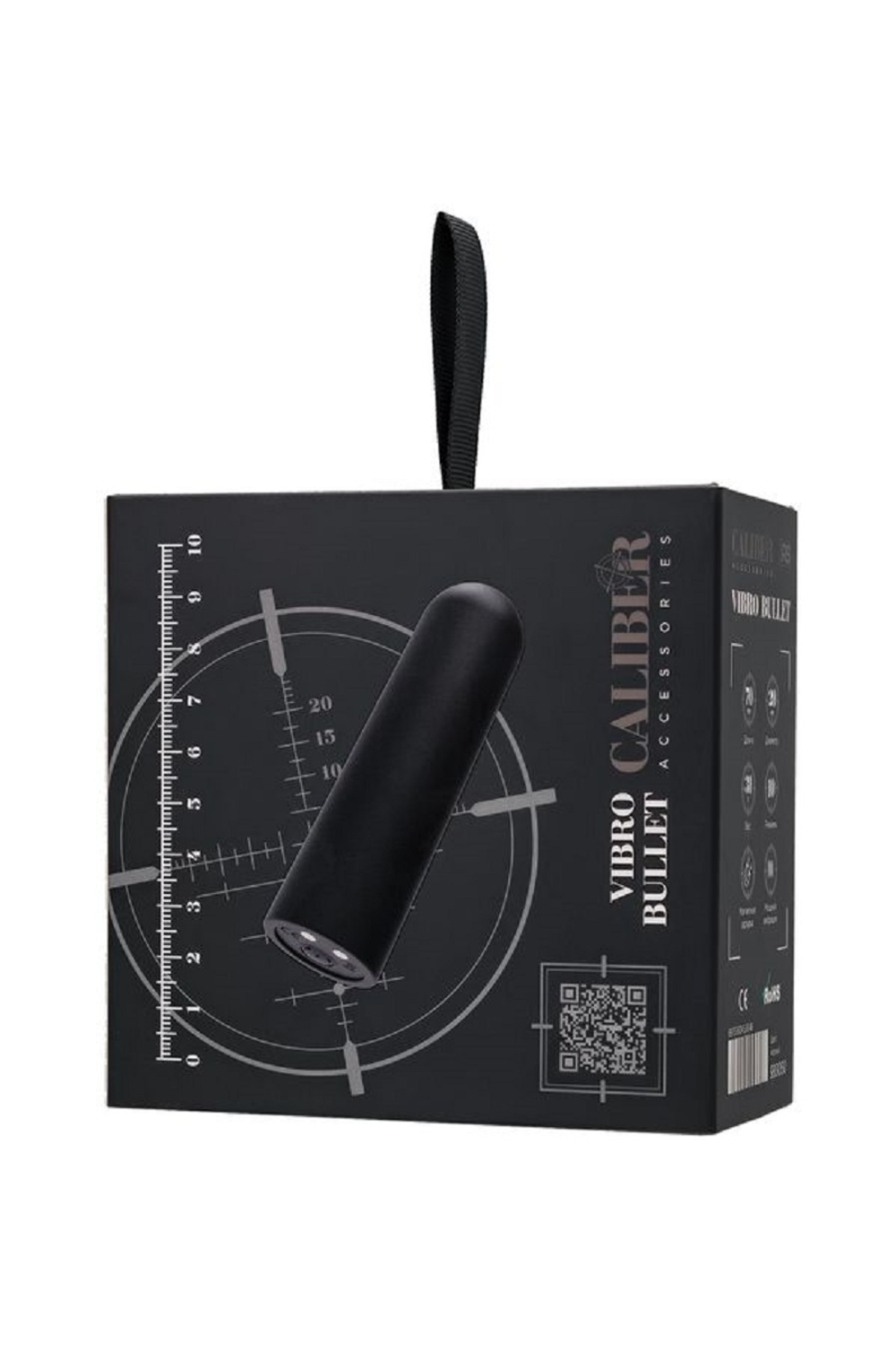 Вибропуля RealStick Caliber черная