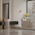 Набор из 2-х столиков mayen gold, белые/золотистые