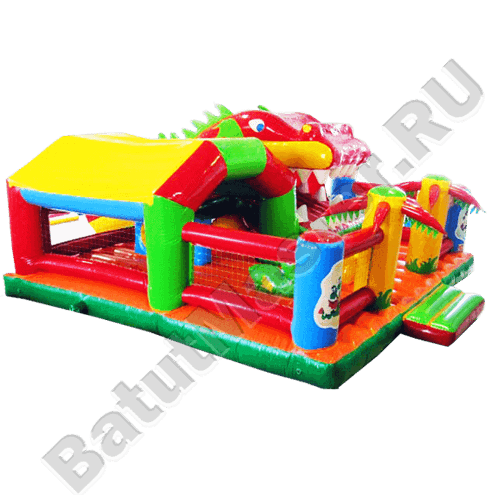 Коммерческий надувной батут "Ящер"