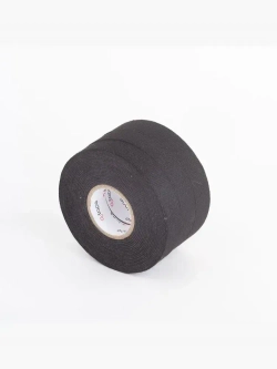 Изолента черная автомобильная тканевая подкапотная лавсан, флисовая для жгутования, набор 3 шт, 19мм х 15м