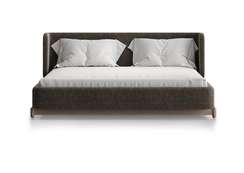 Кровать Basic спальное место 160*200 см (коричневый, рогожка)