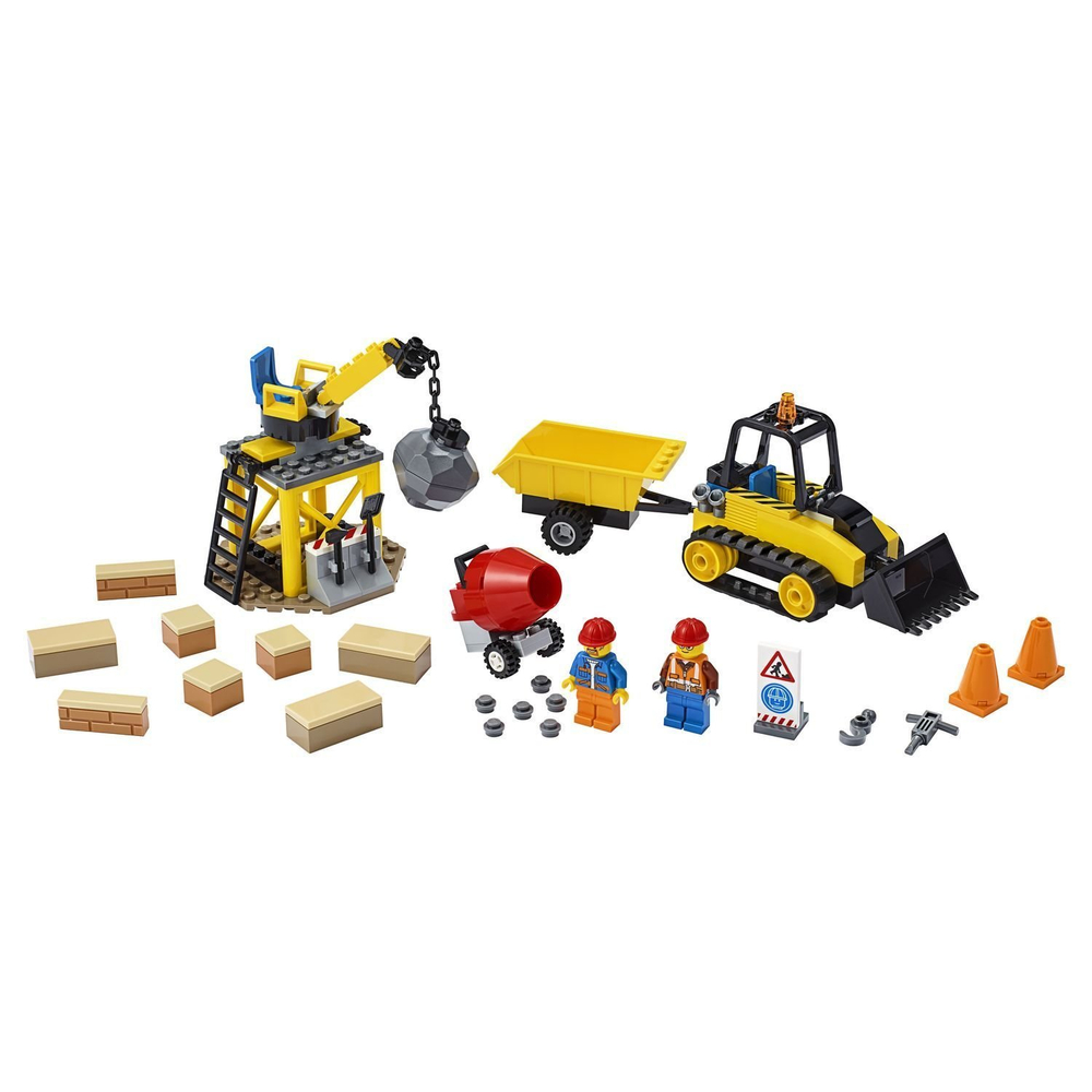 LEGO City: Строительный бульдозер 60252 — Construction Bulldozer — Лего Сити Город