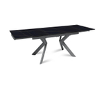 Стол раскладной Bridge (140+40+40), керамика матовая Black Gold